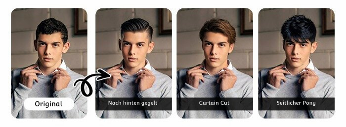 Vivid Glam - Männer-Frisuren testen mit der besten Beauty-App
